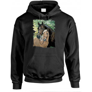 HOT Shot & ED - Best Friends Horses - T-Shirt