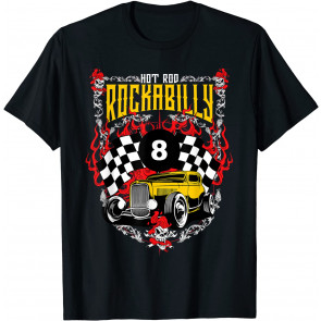 Hotrod 50s Rockabilly Rocker Clothes 1950s Sock Hop Greaser T-Shirt