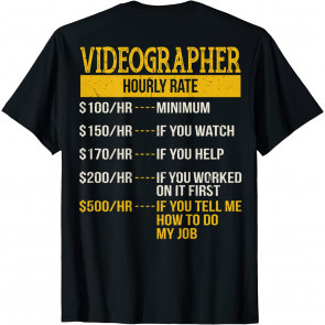 Hourly Rate  T-Shirt