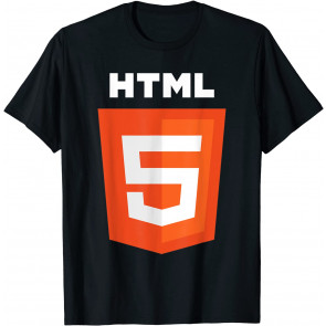 HTML5 Logo Web Programmer Nerd T-Shirt