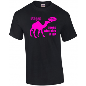 Crop Top Ladies Hump Day! Camel Guess What Day It Is T-Shirt