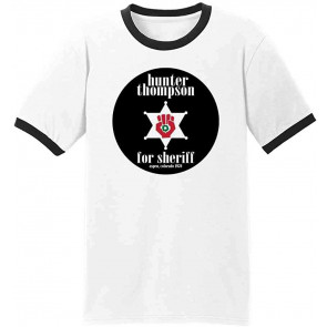 Hunter S Thompson For Sheriff Books T-Shirt