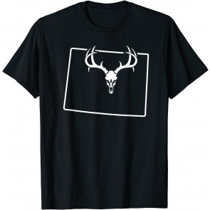 Hunting Deer Wyoming Deer Antler T-Shirt