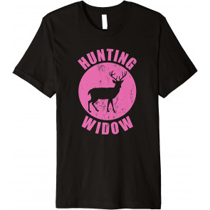 Hunting Widow Womens Elk Deer Hunter Wife Rack T-Shirt