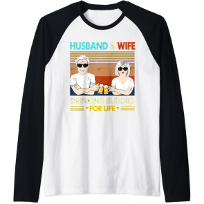 Husband And Wife Drinking Buddies For Life T-Shirt