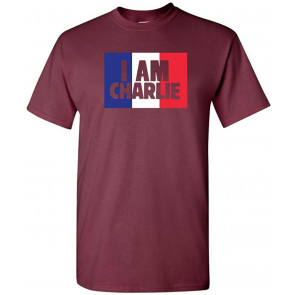 I Am Charlie Support France Flag DT T-Shirt