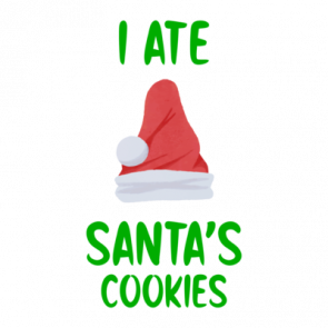 I Ate Santas Cookies  Funny Christmas Tshirt