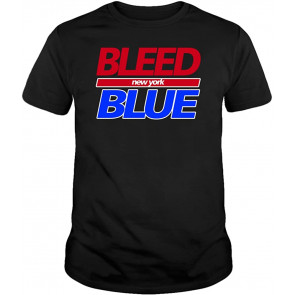 I Bleed Blue New York  T-Shirt