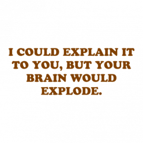 I Could Explain It To You But Your Brain Would Explode Shirt