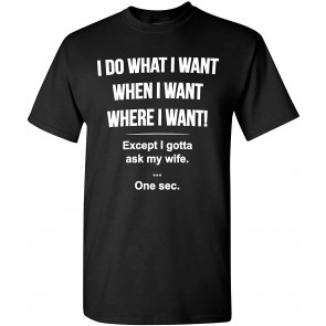 I Do What I Want When I Want T-Shirt