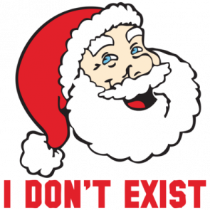 I Dont Exist Santa Shirt