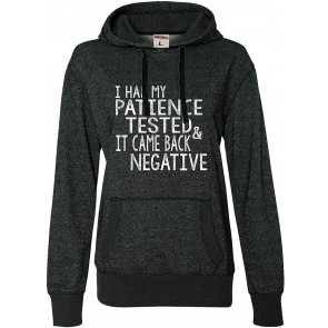 I Had My Patience Tested & It Came Back Negative Glitter T-Shirt
