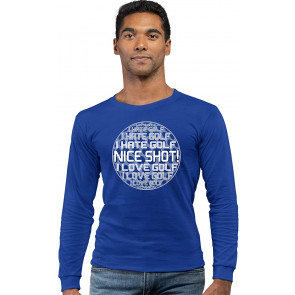 I Hate Golf Nice Shot I Love Golf Circle Of Life T-Shirt