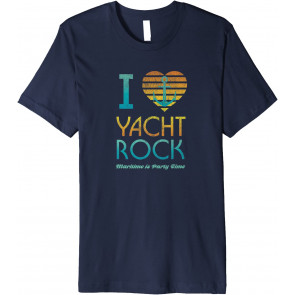I Heart Yacht Rock Drinking T-Shirt