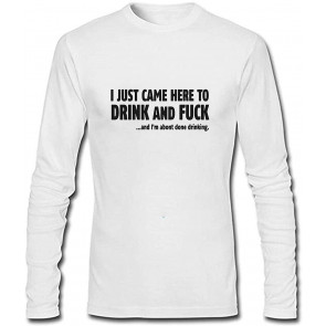 I Just Came Here To Drink Drinking Party T-Shirt