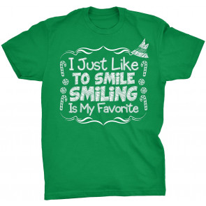 I Just Like To Smile, Smiling Is My Favorite - ELF Christmas  T-Shirt