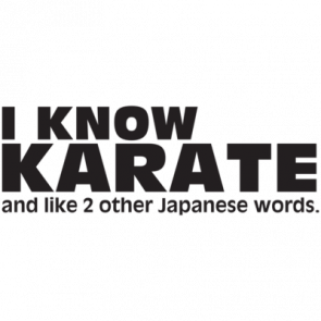 I Know Karate And Like 2 Other Japanese Words Tshirt