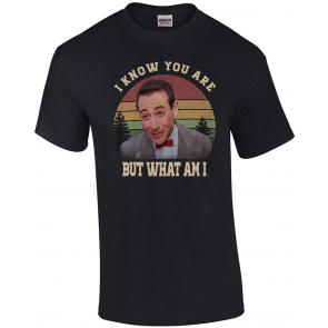 Pee-Wee Herman I Know You Are But What Am I Vintage Circle T-Shirt
