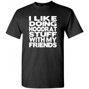 I Like Doing Hoodrat Stuff With My Friends - T-Shirt