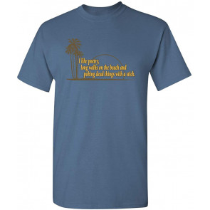 I Like Poetry Long Walks T-Shirt