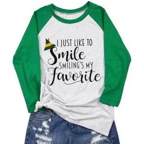 I Like To Smile Smilings My Favorite  T-Shirt