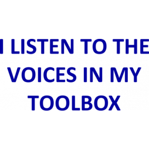 I Listen To The Voices In My Toolbox  Funny Mechanic Shirt