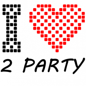 I Love 2 Party  Cool Tshirt