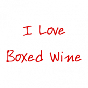 I Love Boxed Wine Shirt