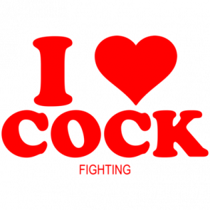 I Love Cock Fighting Funny Shirt