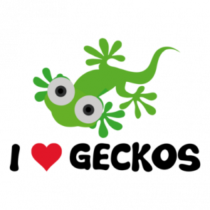 I Love Heart Geckos  Gecko Tshirt