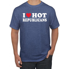 I Love Hot Republicans Political T-Shirt