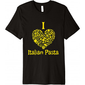 I Love Italian Food Pasta Heart T-Shirt