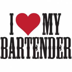 I Love My Bartender Tshirt