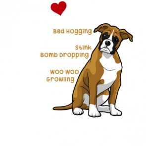 I Love My Boxer  Boxer Tshirt