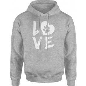 I Love My Dog Paw Print T-Shirt