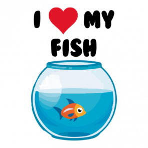 I Love My Fish  Fish Tshirt