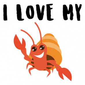 I Love My Hermit Crab  Hermit Crab Tshirt