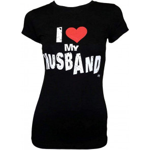 I Love My Husband Slim Juniors Fitted T-Shirt