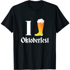 I Love Oktoberfest Drinking  T-Shirt