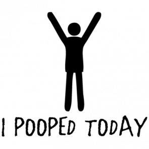 I Pooped Today  Funny Poop Tshirt