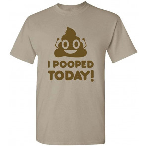 I Pooped Today! Emoji T-Shirt