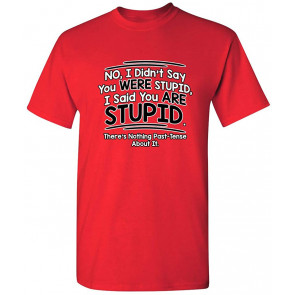 I Said You Are Stupid T-Shirt