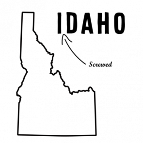 I Screwed Daho  Idaho Tshirt