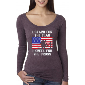 I Stand For The Flag I Kneel For The Cross T-Shirt