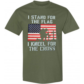 I Stand For The Flag I Kneel For The Cross T-Shirt