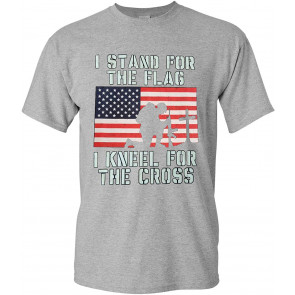 I Stand For The Flag I Kneel For The Cross T-Shirt
