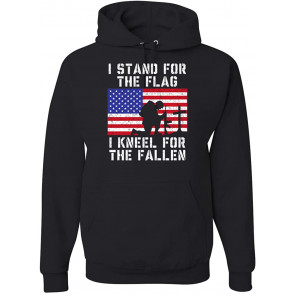 I Stand For The Flag I Kneel For The Fallen Americana / American T-Shirt