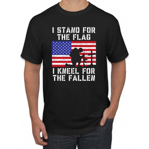 I Stand For The Flag I Kneel For The Fallen Americana/American T-Shirt