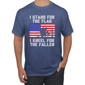 I Stand For The Flag I Kneel For The Fallen Americana/American T-Shirt