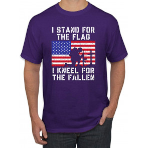 I Stand For The Flag I Kneel For The Fallen Americana/American T-Shirt